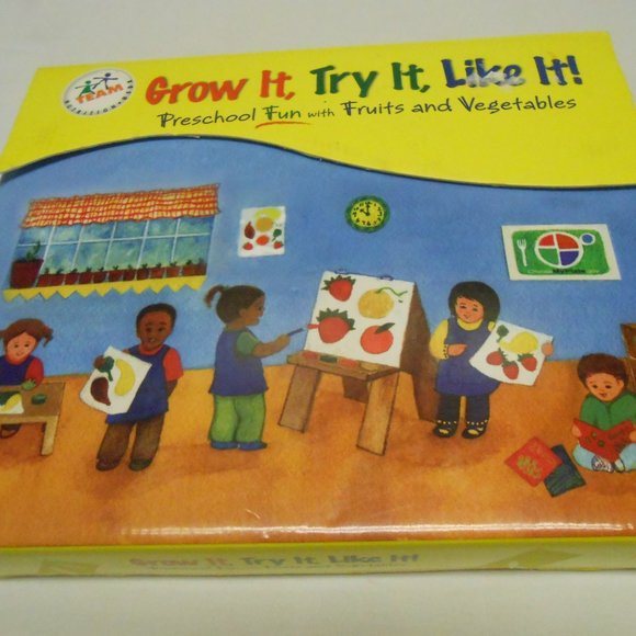 NEW Pre-School Fun w/ Fruits & Vegetables Grow it,Try it Like it! teaching guide - Picture 2 of 9